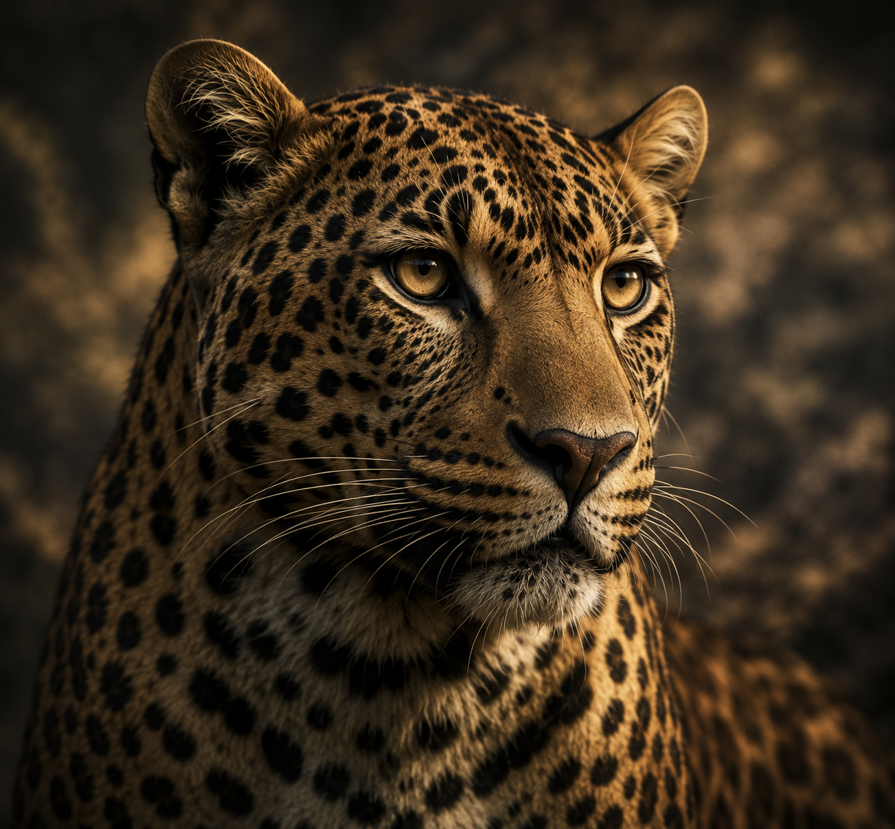 Leopard portrait